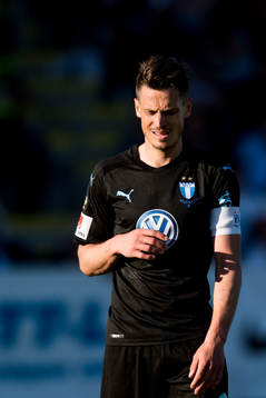 Malmö FFs Markus Rosenberg deppar