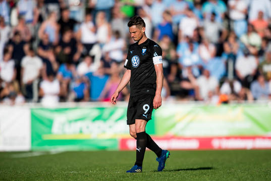 Malmö FFs Markus Rosenberg deppar