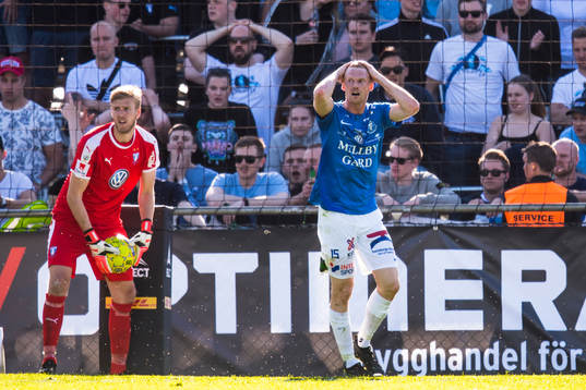 Trelleborgs Lasse Nielsen deppar