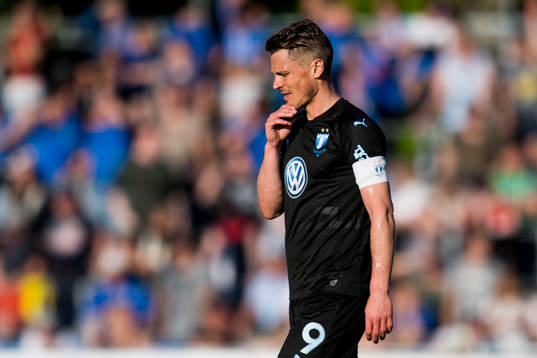 Malmö FFs Markus Rosenberg deppar