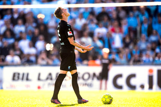 Malmö FFs Sören Rieks deppar