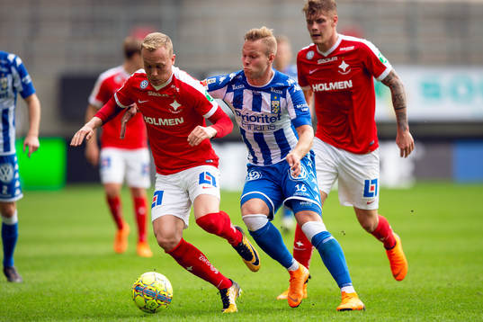 Norrköpings Gudmundur Thorarinsson och IFK Göteborgs