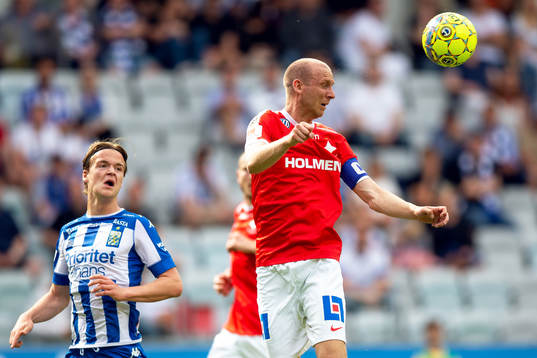Norrköpings Andreas Johansson och IFK Göteborgs August