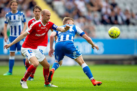Norrköpings Andreas Johansson och IFK Göteborgs Sebastian