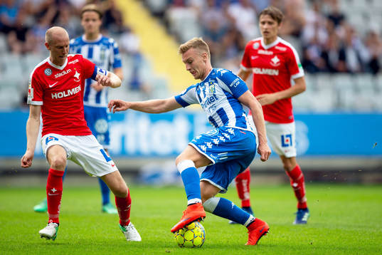 Norrköpings Andreas Johansson och IFK Göteborgs Sebastian