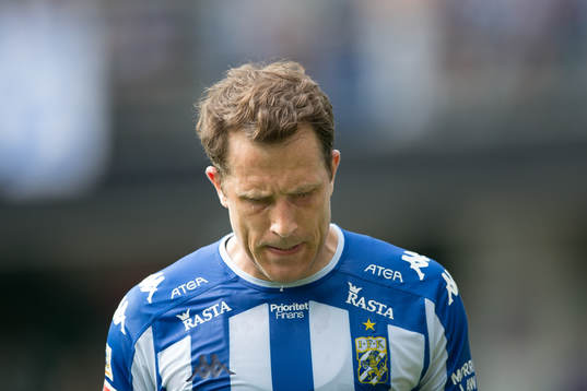 IFK Göteborgs Tobias Hysén deppar