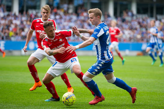 IFK Göteborgs Victor Wernersson mot Norrköpings Linus