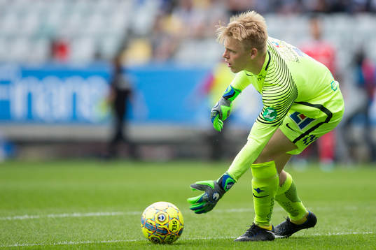 Norrköpings målvakt Isak Pettersson