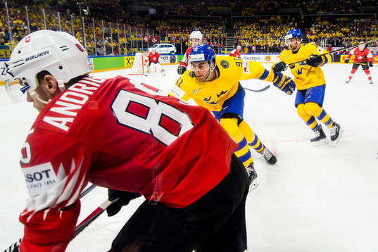 Sveriges Magnus Pääjärvi-Svensson och Schweiz Sven