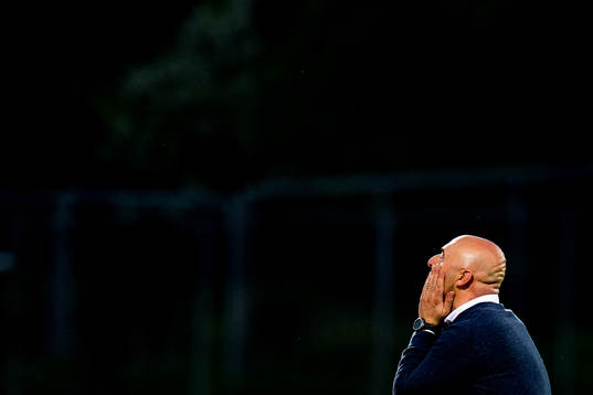 Toni Ordinas, head coach of Stabæk, reacts