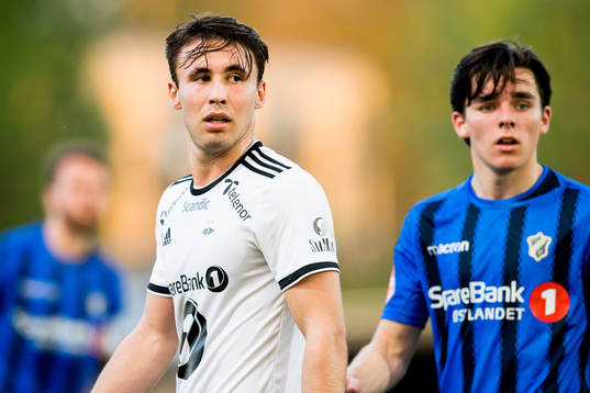 Anders Trondsen of Rosenborg and Hugo Vegard Vetlesen of