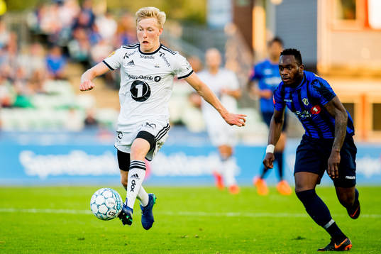 Birger Meling of Rosenborg and Franck Boli of Stabæk