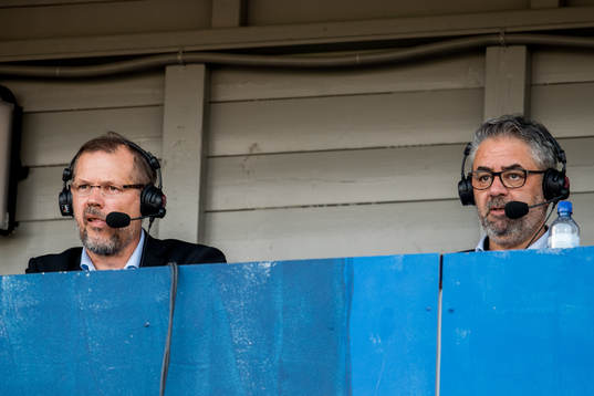 Kjetil Rekdal and Kenneth Fredheim, commentators of