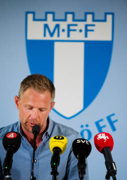 Malmö FFs sparkade tränare Magnus Pehrsson