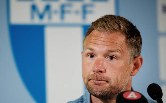 Malmö FFs sparkade tränare Magnus Pehrsson