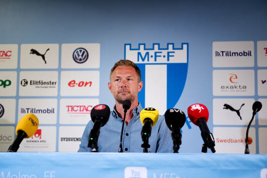 Malmö FFs sparkade tränare Magnus Pehrsson