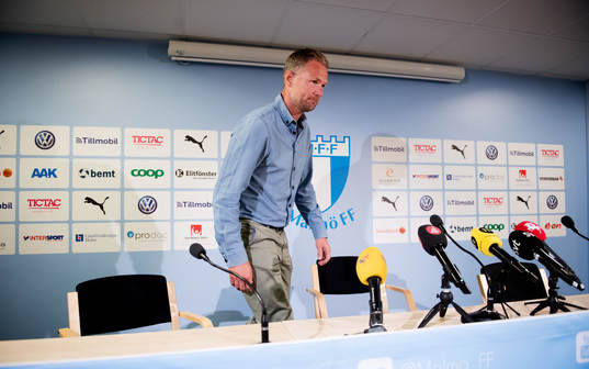 Malmö FFs sparkade tränare Magnus Pehrsson