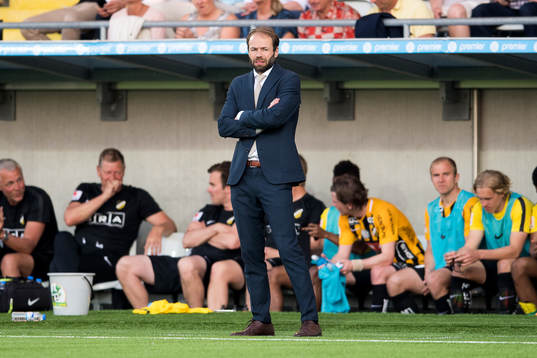Häckens tränare Andreas Alm