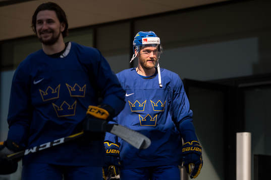Sveriges Filip Forsberg och Mattias Ekholm