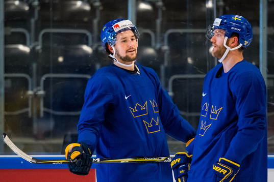 Bläddra bland fler bilder av Ishockey, Ishockey-VM 2018, Dag 11, Sverige, Träning