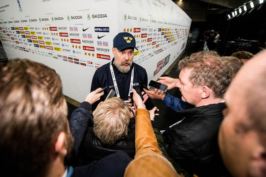 Sveriges förbundskapten Rikard Grönborg
