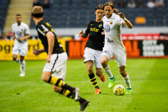 s Kristoffer Olsson och Östersunds Tom Pettersson