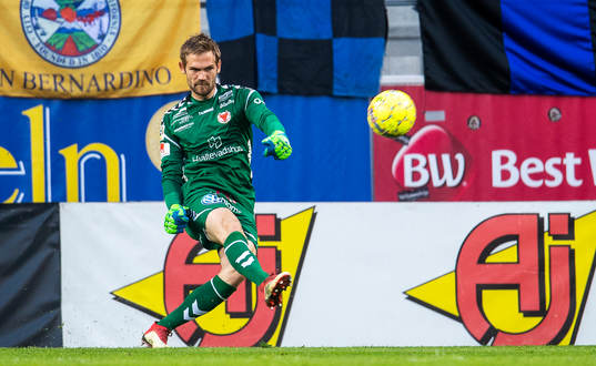 Kalmars målvakt Lucas Hägg-Johansson