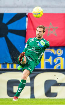 Kalmars målvakt Lucas Hägg-Johansson