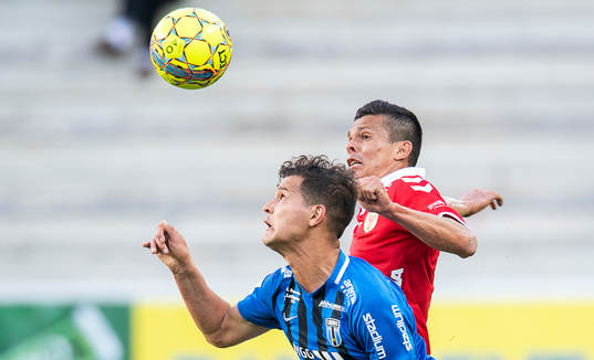 Kalmars Romário Pereira Sipião och Sirius Mauricio