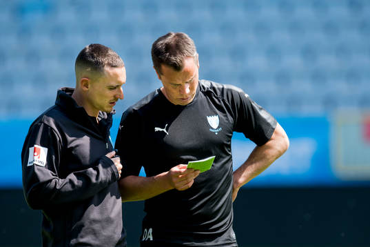 Fystränaren Ben Rosen och sportchef och tränare Daniel