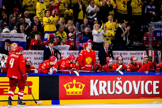Ryska spelare deppar