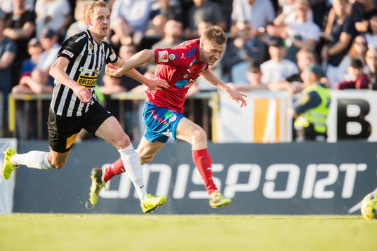 Landskronas Måns Ekvall och Helsingborgs Abdri Runar