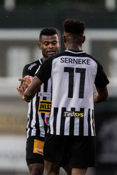 Landskronas Edafe Egbedi och Karim Sadatjublar
