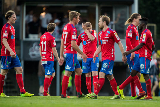 Helsingborgs spelare deppar