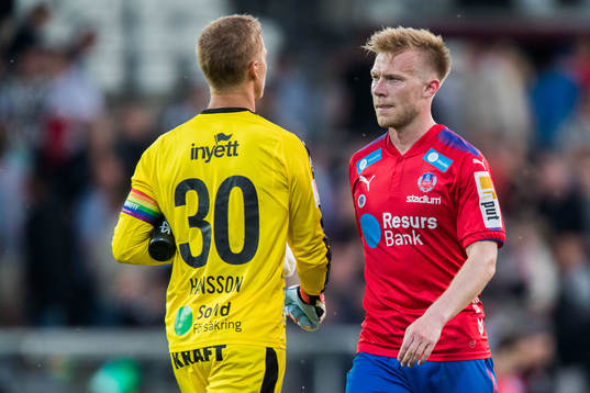 Helsingborgs Andreas Landgren deppar