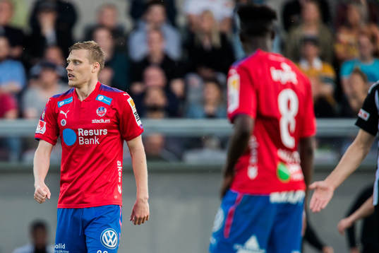 Helsingborgs Andri Runar Bjarnason deppar