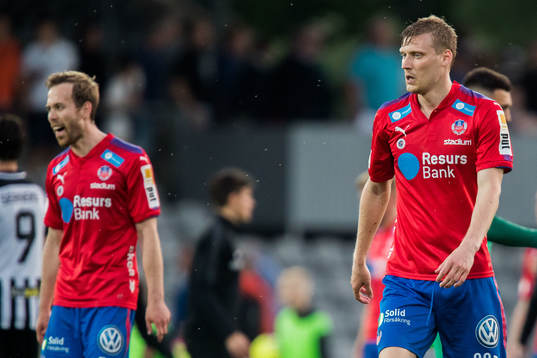 Helsingborgs Andri Runar Bjarnason deppar