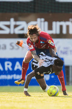 Helsingborgs Rasmus Rosenqvist och Landskronas Karim Sadat