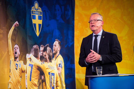 Sveriges förbundskapten Janne Andersson