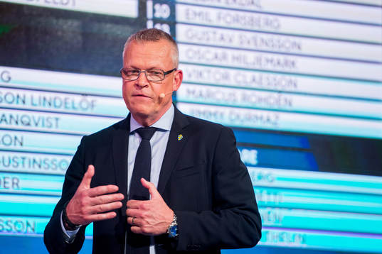 Sveriges förbundskapten Janne Andersson