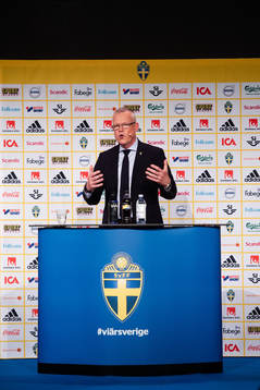 Sveriges förbundskapten Janne Andersson