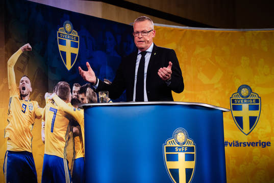 Sveriges förbundskapten Janne Andersson