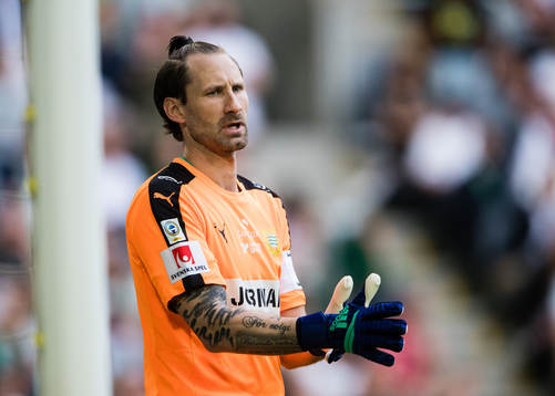 Hammarbys målvakt Johan Wiland