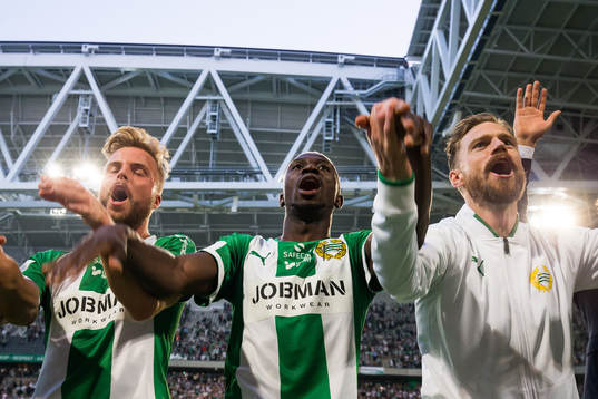 Hammarbys Sander Svendsen, Pa Amat Dibba och Arnór