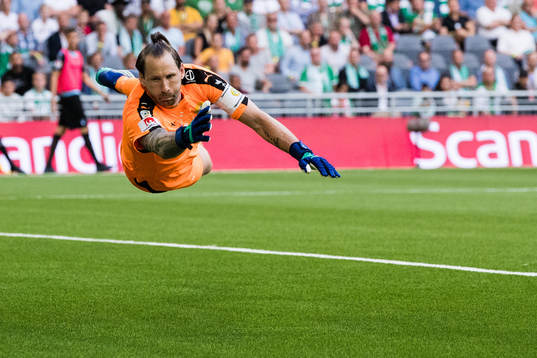 Hammarbys målvakt Johan Wiland