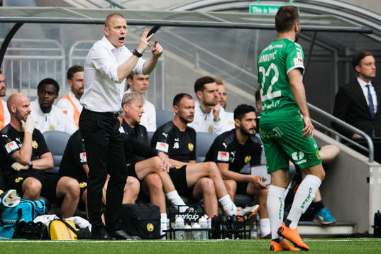 Hammarbys tränare Stefan Billborn