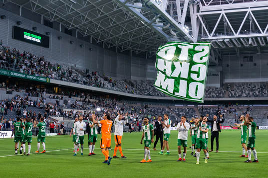 Hammarbys spelare tackar publiken