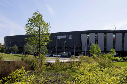 A view outside of the SR-Bank stadion
