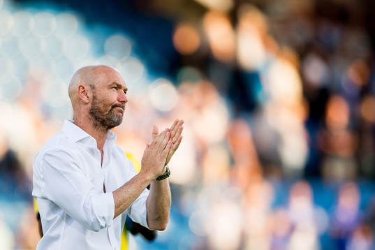 Mark Dempsey, head coach of Start, looks dejected