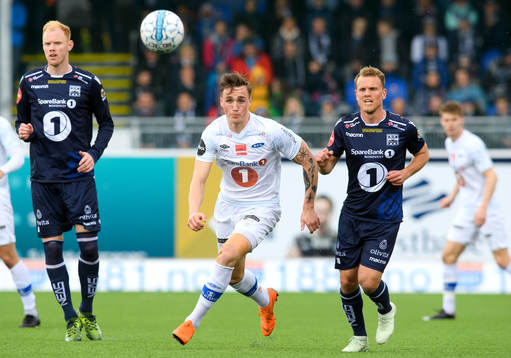 Andreas Helmersen of Ranheim and Jean Alassane Mendy of